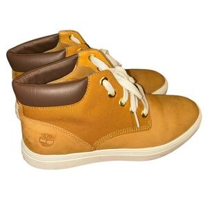 Timberland Brown and Tan High-Top sneakers Boots Sz:8